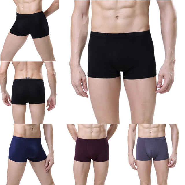 Sexy Bamboo Fiber Breathable Men's Underwear Briefs Boxers (4 Colors) LY0062