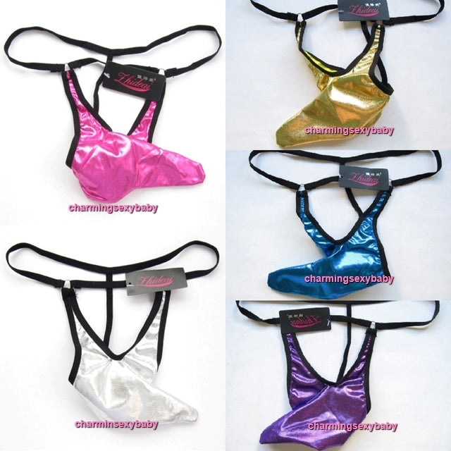 Sexy Men Underwear G-String Men's Thong Briefs Lingerie Nightwear (5 Colors) LY19