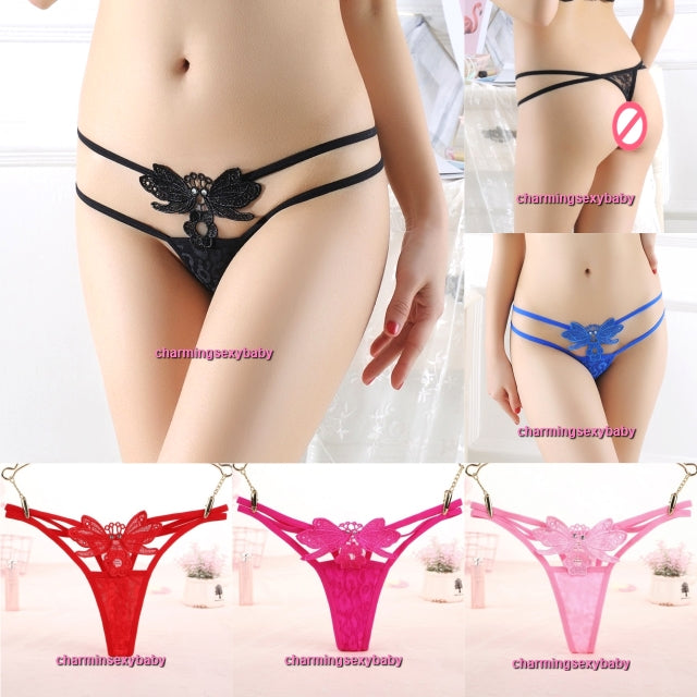 Sexy Women Underwear Floral Thong Panties G-String Lingerie (6 Colors) LY3310